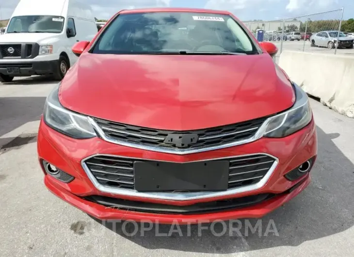 CHEVROLET CRUZE LT 2018 vin 1G1BE5SM2J7229613 from auto auction Copart