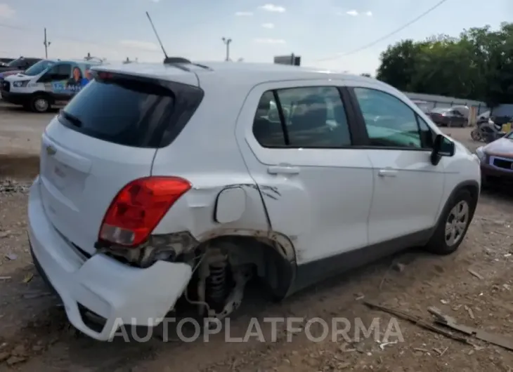 CHEVROLET TRAX LS 2017 vin KL7CJKSB4HB101382 from auto auction Copart