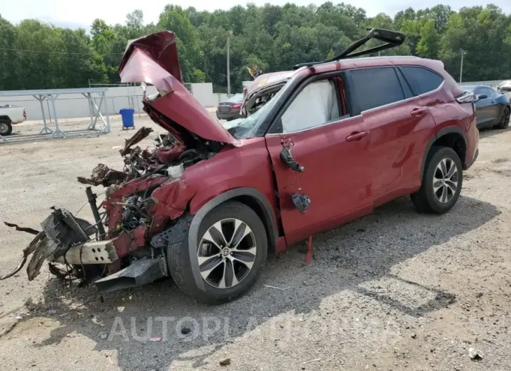 TOYOTA HIGHLANDER 2022 vin 5TDGZRAH2NS097946 from auto auction Copart