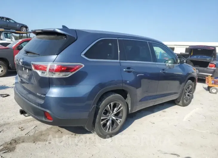 TOYOTA HIGHLANDER 2016 vin 5TDJKRFH8GS281455 from auto auction Copart