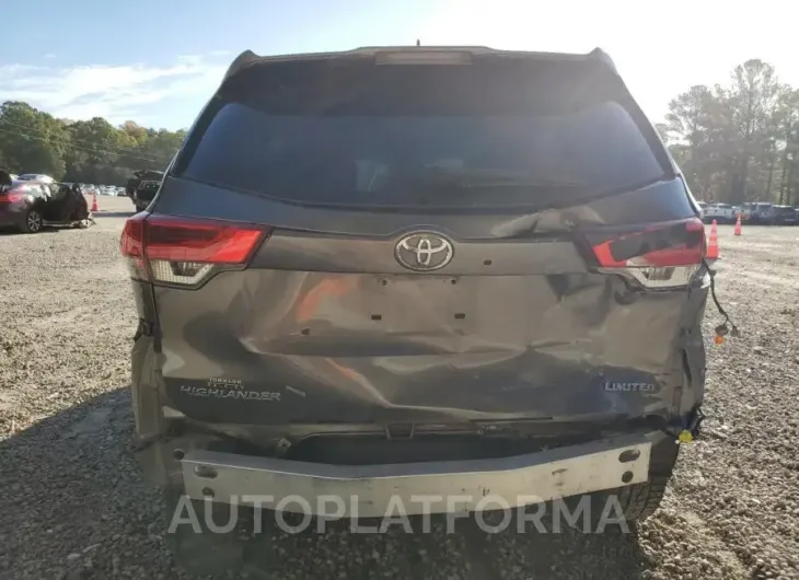 TOYOTA HIGHLANDER 2018 vin 5TDYZRFH8JS264477 from auto auction Copart