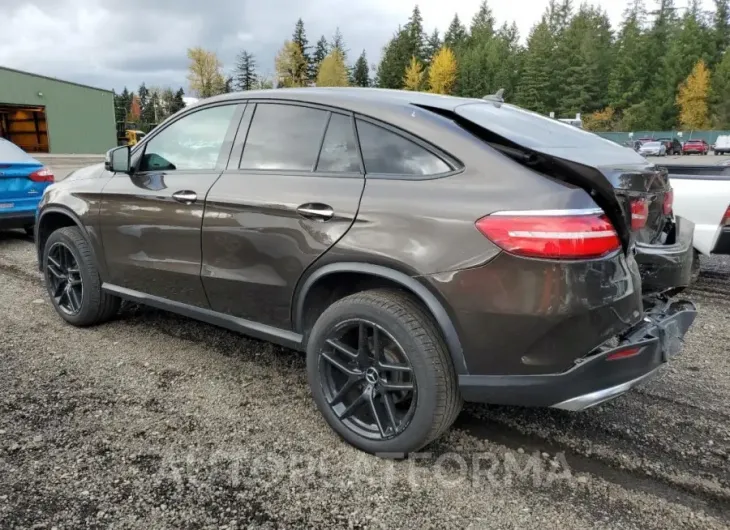 MERCEDES-BENZ GLE COUPE 2016 vin 4JGED6EB2GA018880 from auto auction Copart