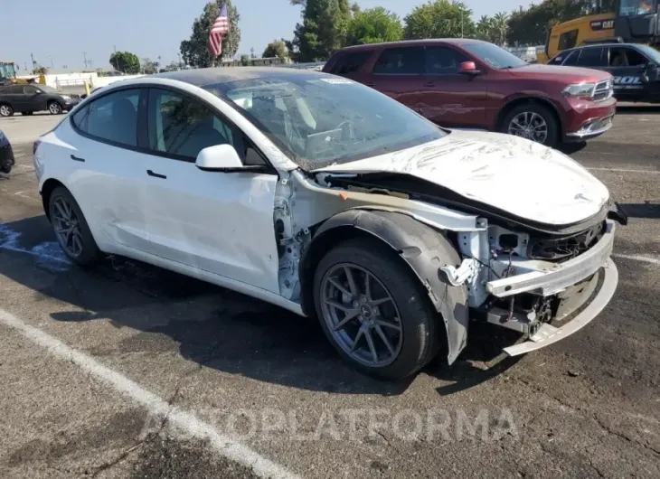 TESLA MODEL 3 2022 vin 5YJ3E1EB9NF173779 from auto auction Copart