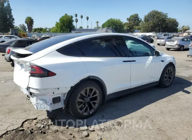 TESLA MODEL X 2022 vin 7SAXCBE53NF329874 from auto auction Copart