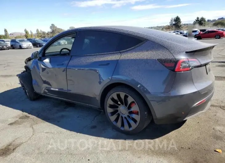 TESLA MODEL Y 2022 vin 7SAYGDEF7NF553856 from auto auction Copart