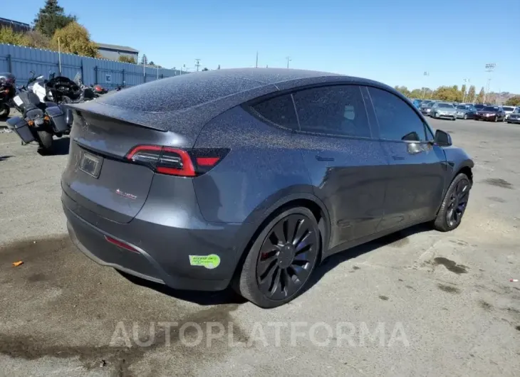 TESLA MODEL Y 2022 vin 7SAYGDEF7NF553856 from auto auction Copart