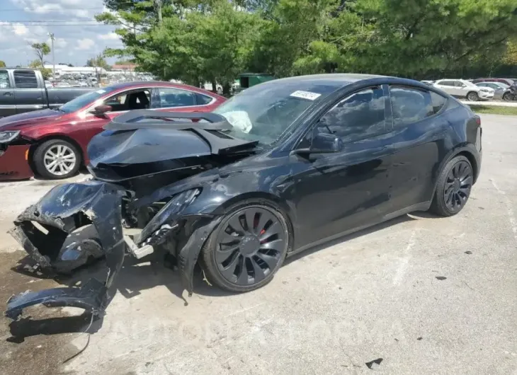 TESLA MODEL Y 2023 vin 7SAYGDEF8PF801048 from auto auction Copart