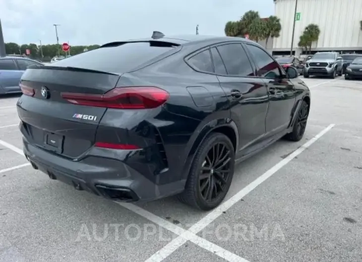 BMW X6 M50I 2021 vin 5UXCY8C04M9H68826 from auto auction Copart