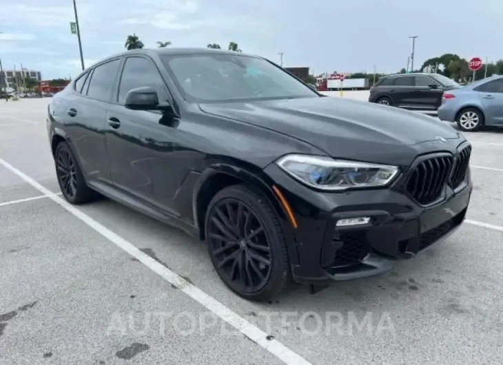 BMW X6 M50I 2021 vin 5UXCY8C04M9H68826 from auto auction Copart