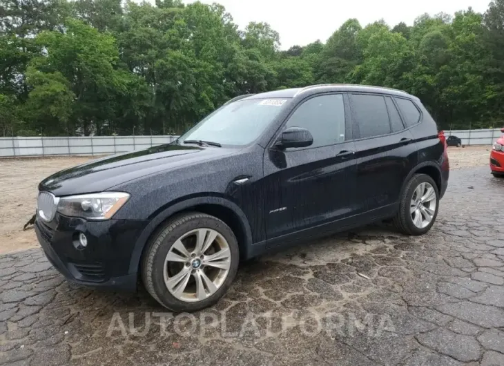 BMW X3 XDRIVE2 2016 vin 5UXWX9C54G0D88542 from auto auction Copart