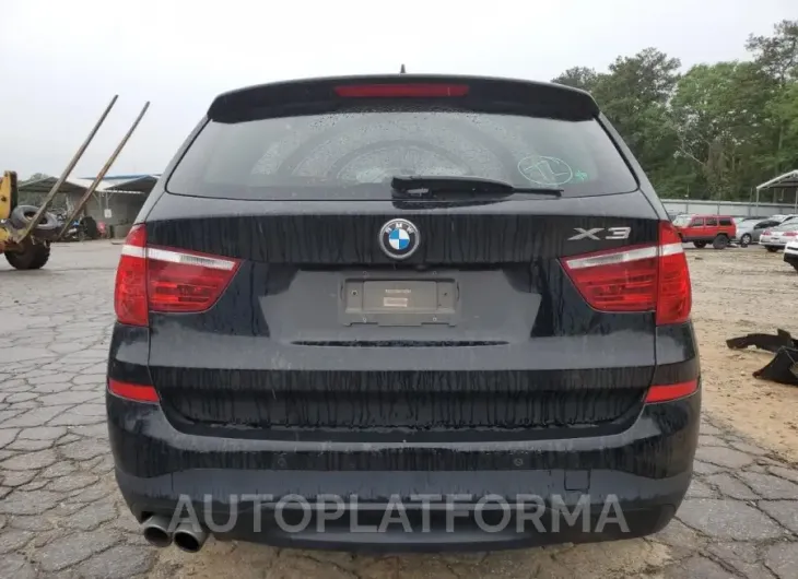 BMW X3 XDRIVE2 2016 vin 5UXWX9C54G0D88542 from auto auction Copart