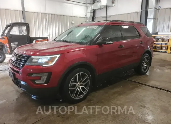 FORD EXPLORER S 2017 vin 1FM5K8GT2HGA75683 from auto auction Copart