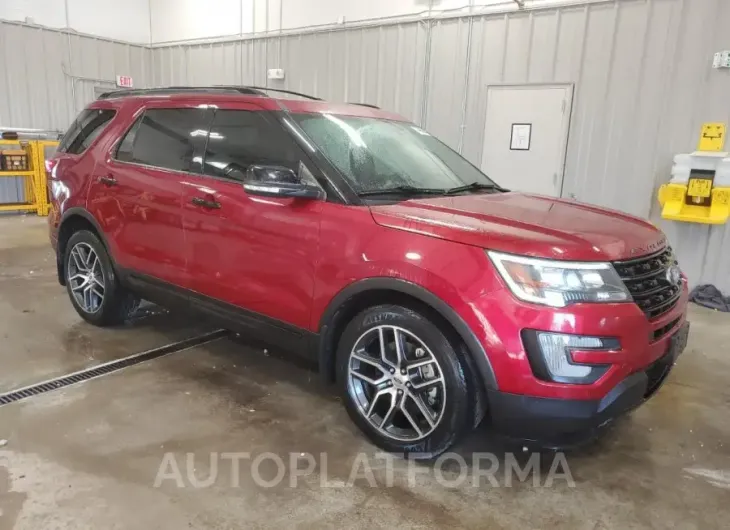 FORD EXPLORER S 2017 vin 1FM5K8GT2HGA75683 from auto auction Copart