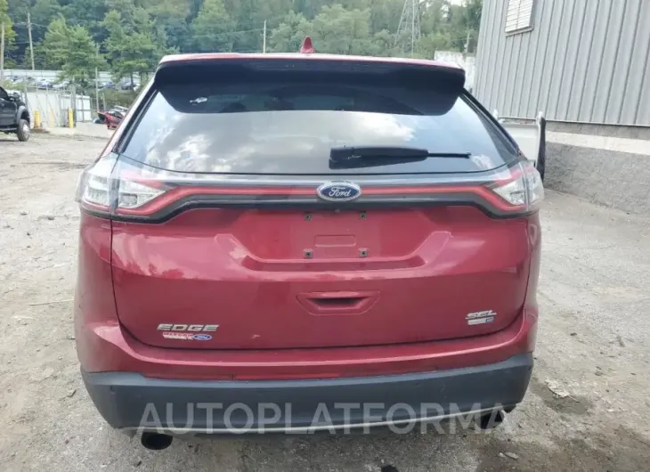 FORD EDGE SEL 2015 vin 2FMPK4J91FBC02765 from auto auction Copart