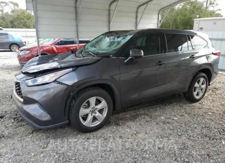 TOYOTA HIGHLANDER 2020 vin 5TDCZRAH1LS002630 from auto auction Copart