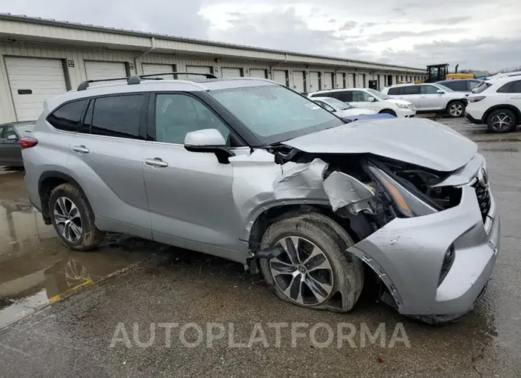 TOYOTA HIGHLANDER 2022 vin 5TDGZRBH5NS240080 from auto auction Copart