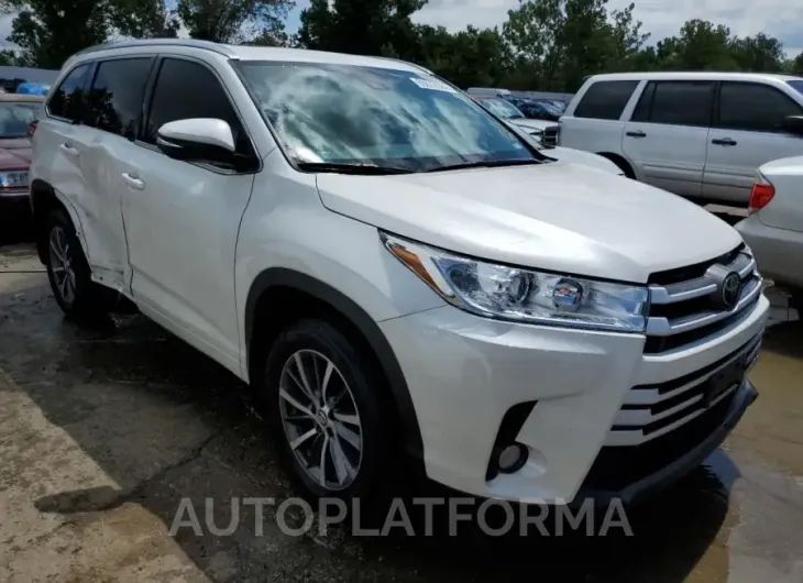 TOYOTA HIGHLANDER 2018 vin 5TDJZRFH1JS559521 from auto auction Copart