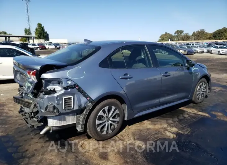 TOYOTA COROLLA LE 2021 vin JTDEAMDE7MJ027731 from auto auction Copart