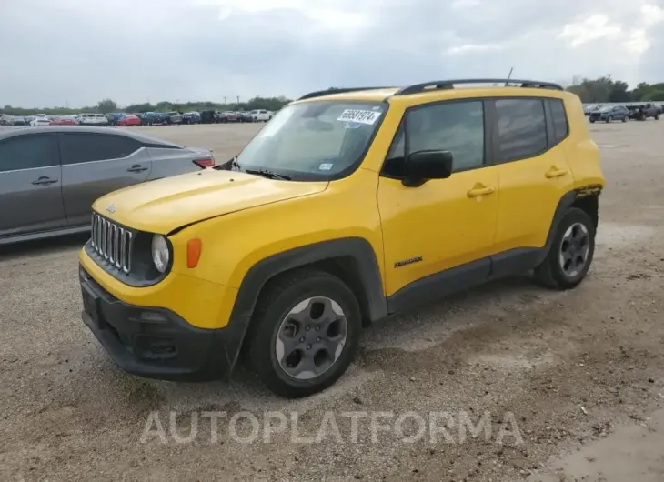 JEEP RENEGADE S 2017 vin ZACCJAABXHPE52706 from auto auction Copart