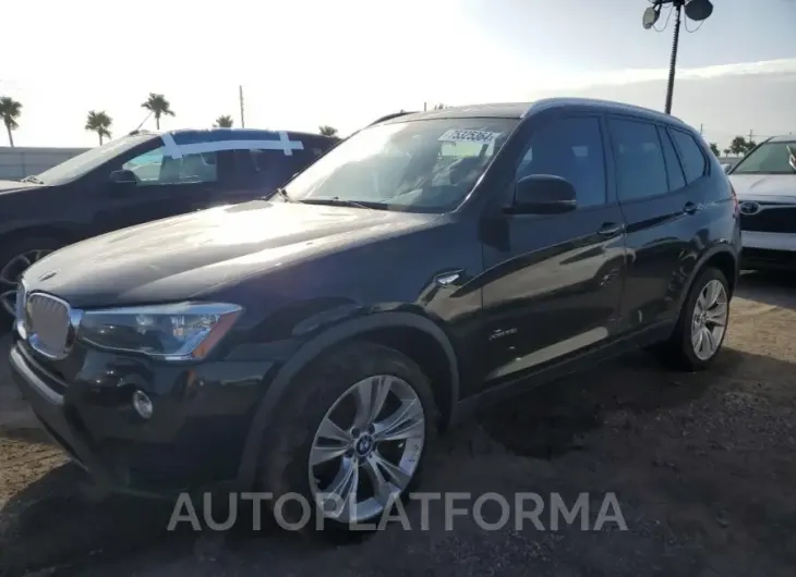 BMW X3 XDRIVE3 2015 vin 5UXWX7C56F0K34799 from auto auction Copart