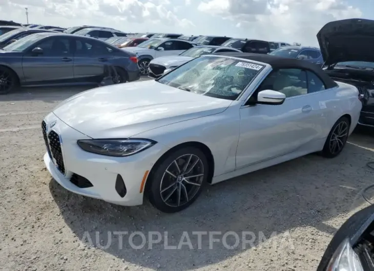 BMW 430I 2024 vin WBA23AT08RCP19345 from auto auction Copart