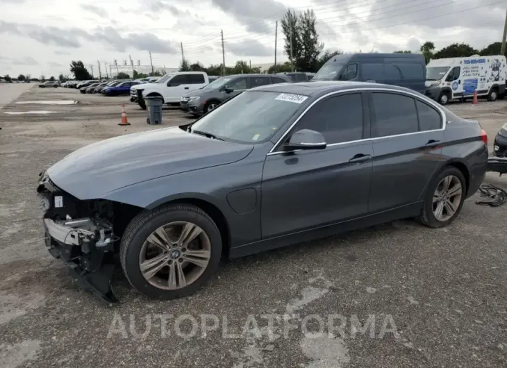 BMW 330E 2017 vin WBA8E1C32HK895469 from auto auction Copart