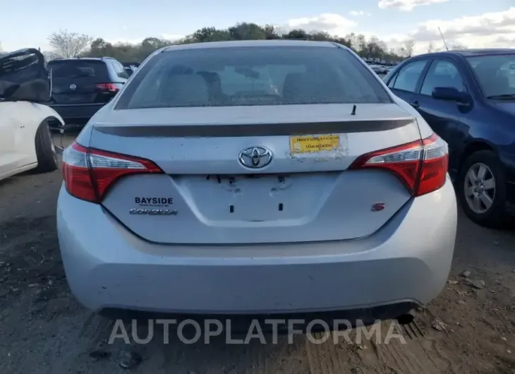 TOYOTA COROLLA L 2016 vin 2T1BURHE5GC725238 from auto auction Copart