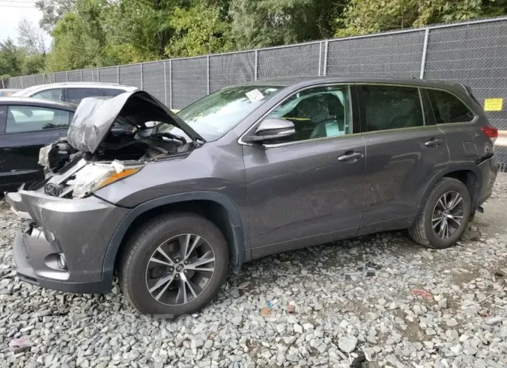 TOYOTA HIGHLANDER 2018 vin 5TDBZRFH8JS893324 from auto auction Copart