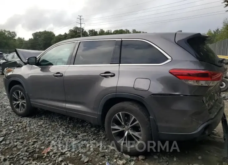 TOYOTA HIGHLANDER 2018 vin 5TDBZRFH8JS893324 from auto auction Copart