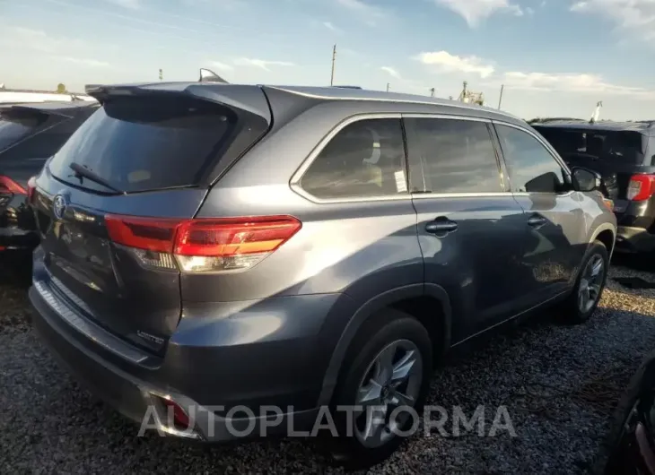 TOYOTA HIGHLANDER 2018 vin 5TDYZRFH6JS240209 from auto auction Copart