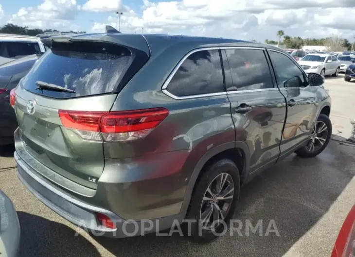 TOYOTA HIGHLANDER 2018 vin 5TDZZRFH1JS252482 from auto auction Copart