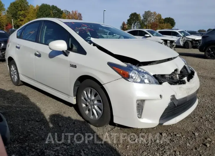 TOYOTA PRIUS PLUG 2015 vin JTDKN3DP0F3073623 from auto auction Copart