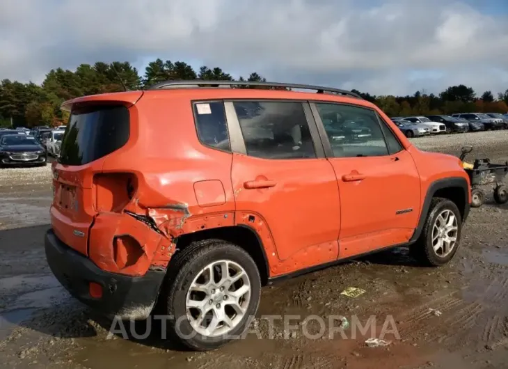 JEEP RENEGADE L 2017 vin ZACCJBBB9HPG31629 from auto auction Copart