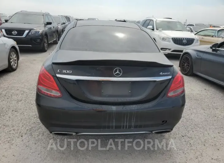 MERCEDES-BENZ C 300 4MAT 2015 vin 55SWF4KBXFU026371 from auto auction Copart