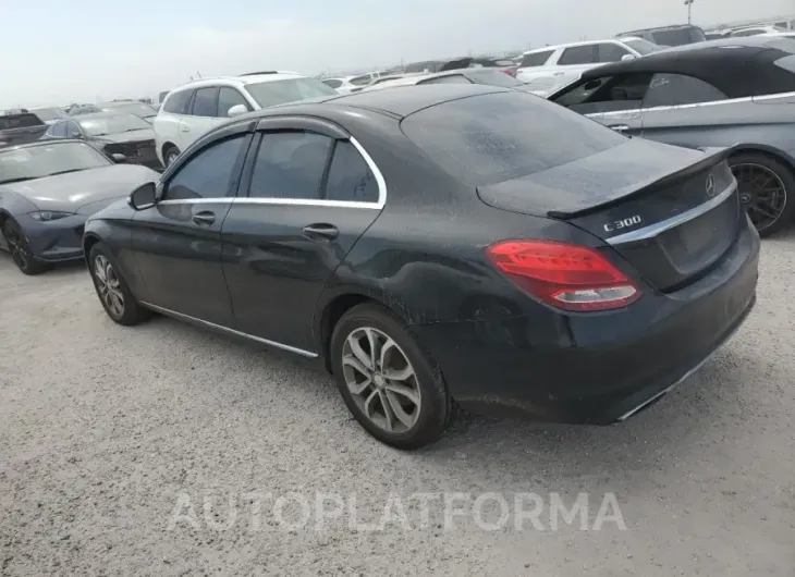 MERCEDES-BENZ C 300 4MAT 2015 vin 55SWF4KBXFU026371 from auto auction Copart