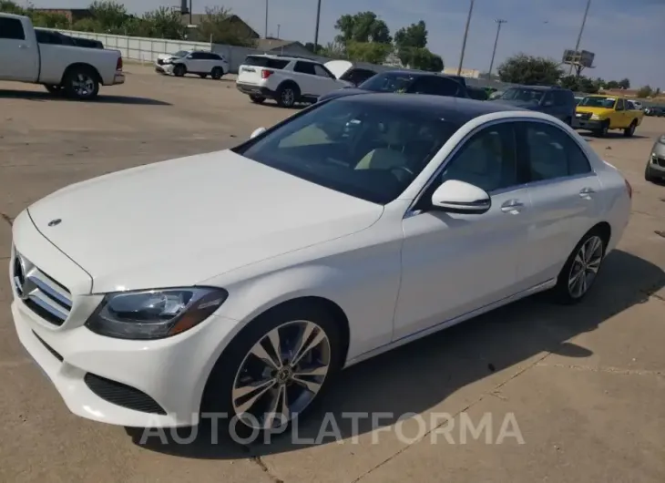 MERCEDES-BENZ C 300 2018 vin WDDWF4JB2JR385290 from auto auction Copart