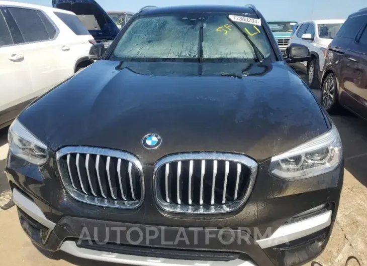 BMW X3 XDRIVE3 2020 vin 5UXTY5C00LLT36487 from auto auction Copart