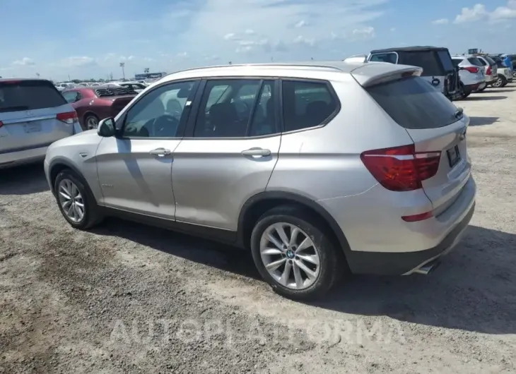 BMW X3 XDRIVE2 2016 vin 5UXWX9C55G0D88162 from auto auction Copart