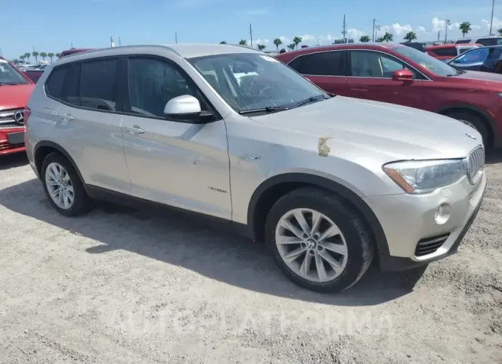 BMW X3 XDRIVE2 2016 vin 5UXWX9C55G0D88162 from auto auction Copart