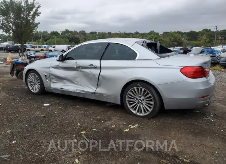 BMW 428 I 2015 vin WBA3V5C51FP753682 from auto auction Copart