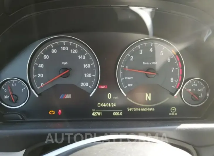 BMW M4 2015 vin WBS3R9C55FK330009 from auto auction Copart