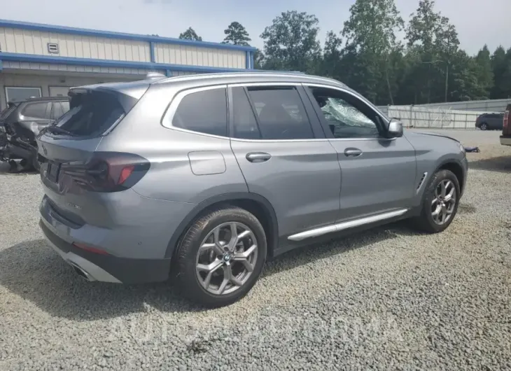 BMW X3 XDRIVE3 2023 vin WBX57DP09PN244339 from auto auction Copart