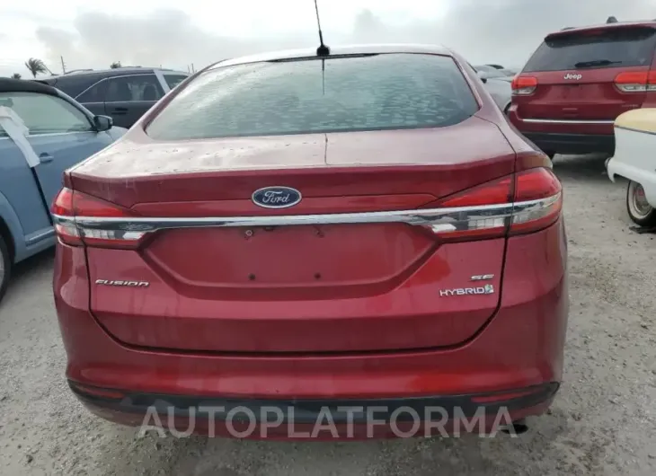 FORD FUSION SE 2018 vin 3FA6P0LUXJR278352 from auto auction Copart