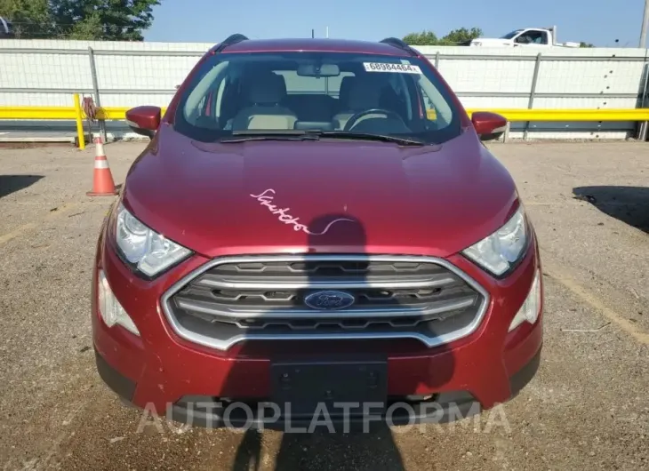 FORD ECOSPORT S 2018 vin MAJ3P1TE8JC230543 from auto auction Copart