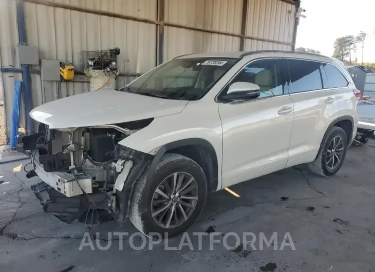 TOYOTA HIGHLANDER 2018 vin 5TDKZRFH3JS536648 from auto auction Copart