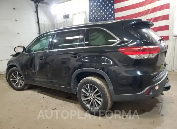 TOYOTA HIGHLANDER 2018 vin 5TDKZRFH9JS542633 from auto auction Copart