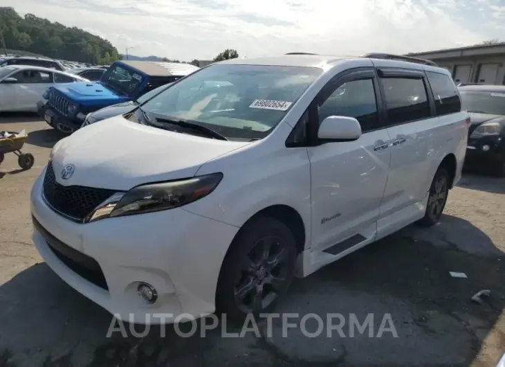 TOYOTA SIENNA SPO 2015 vin 5TDXK3DC7FS633437 from auto auction Copart