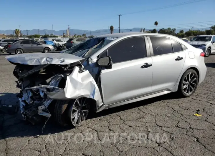 TOYOTA COROLLA SE 2022 vin JTDS4MCE0NJ082468 from auto auction Copart