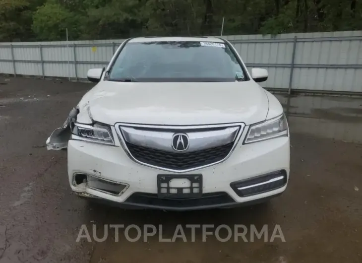 ACURA MDX TECHNO 2015 vin 5FRYD4H4XFB016284 from auto auction Copart