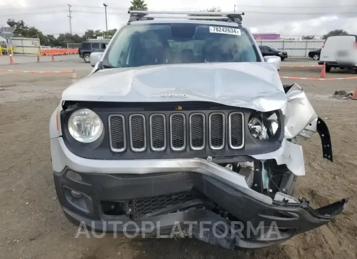 JEEP RENEGADE L 2016 vin ZACCJABT5GPD85986 from auto auction Copart